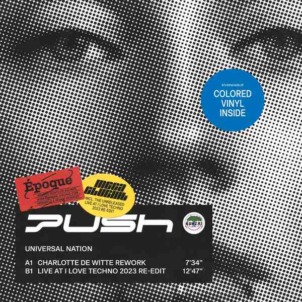 .Push - Universal Nation (Charlotte De Witte Remix) (EP) (Blue vinyl)
