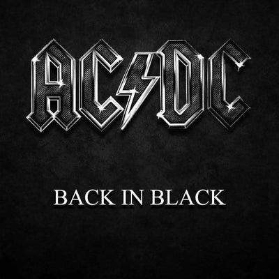 AC/DC - Back In Black (new, limited edition)
