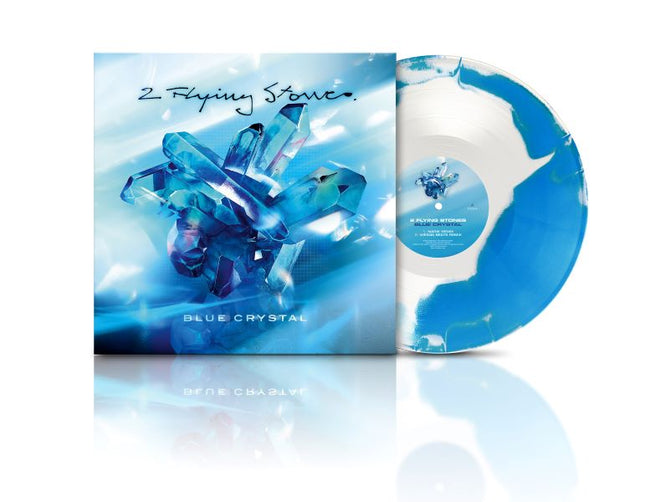2 Flying Stones - Blue Crystal Remixes (12 inch)  (Blue vinyl)