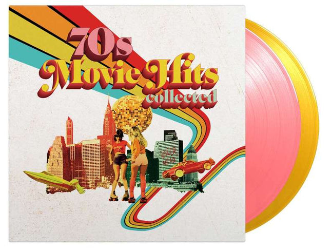 V/A - 70's Movie Hits Collected (2LP) (Pink & Yellow vinyl)
