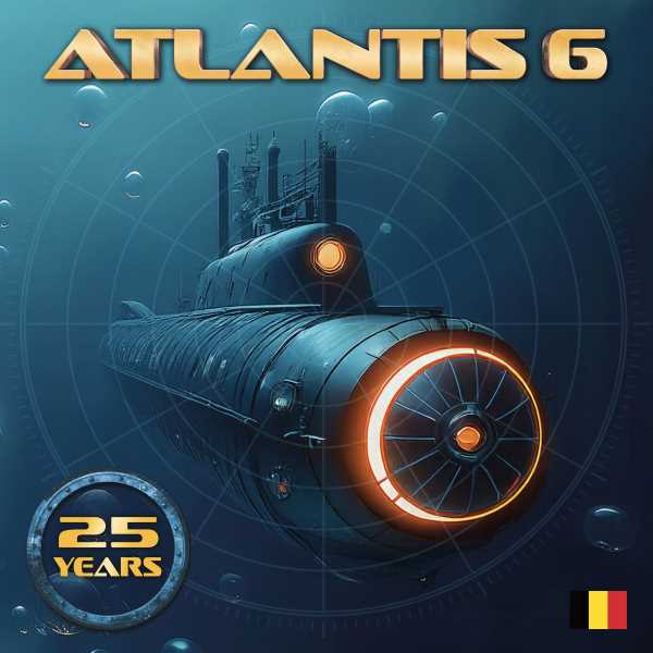 Atlantis 6 - 25 Years (12 inch) (Blue vinyl)