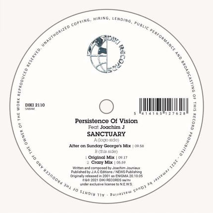 Persistence Of Vision Featuring Joachim J - Sanctuary (12 inch)
