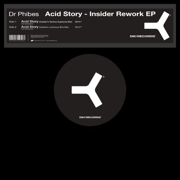 Dr Phibes - Acid Story (Insider rework EP) (12 inch) (White vinyl)