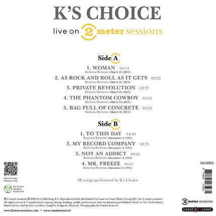 K's Choice - Electric Live On 2 Meter Sessions (LP)
