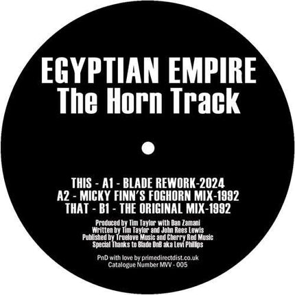 Egyptian Empire - The Horn Track 2024 (12 inch)