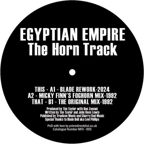 Egyptian Empire - The Horn Track 2024 (12 inch)