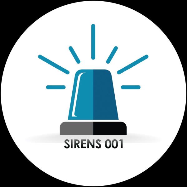 Unknown Artist - Sirens 001 (12 inch) (Blue vinyl)
