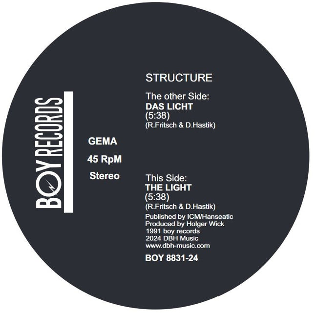 Structure - Das Licht (12 inch)