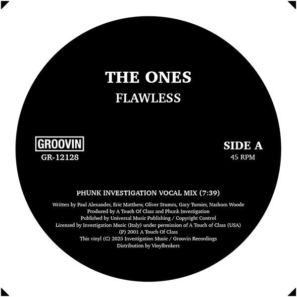 The Ones - Flawless (12 inch)