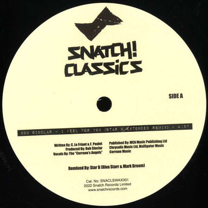 Bob Sinclar/Groove Armada - Feel For You/Superstylin (12 inch)
