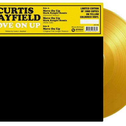 Curtis Mayfield - Move On Up (12 inch) (Yellow vinyl)