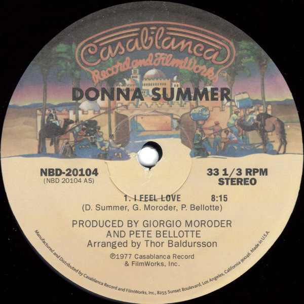 Donna Summer - I Feel Love (12 inch)