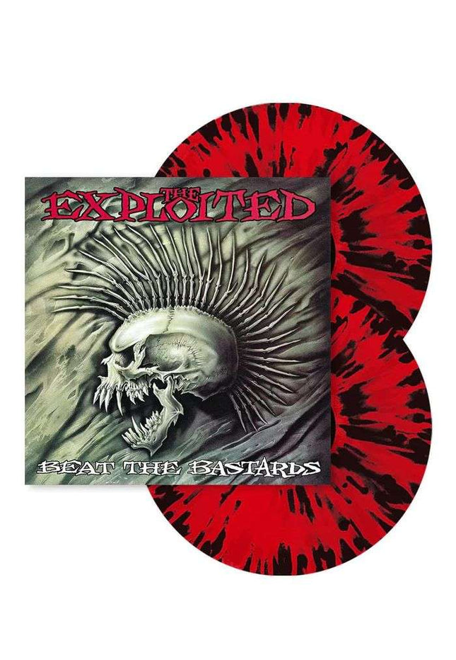 Exploited - Beat The Bastards (2LP) (Transparent red & black splatter)