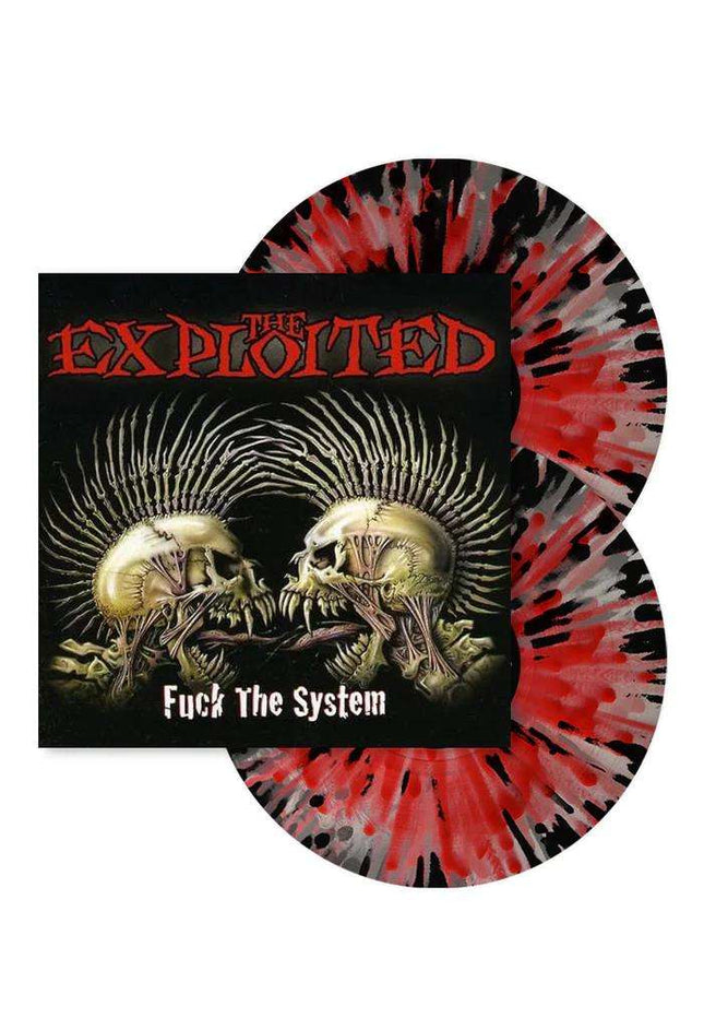 Exploited - Fuck The Systhem (2LP) (Clear red & black splatter)