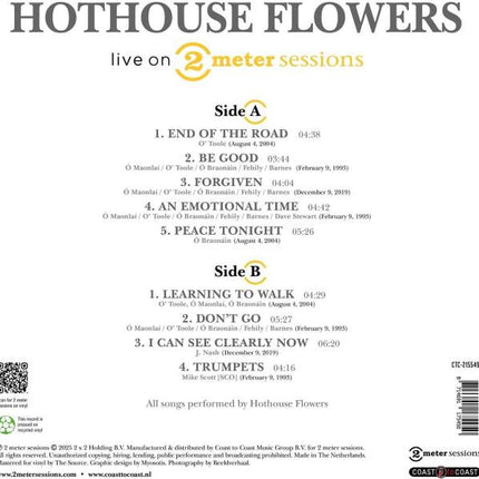 Hothouse Flowers - Live On 2 Meter Sessions (LP)