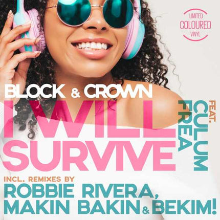 Block & Crown Feat. Culum Frea - I Will Survive (12 inch) (Neon pink vinyl)