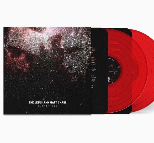Jesus And Mary Chain - Sunset 666 (2LP) (Transparent red vinyl)