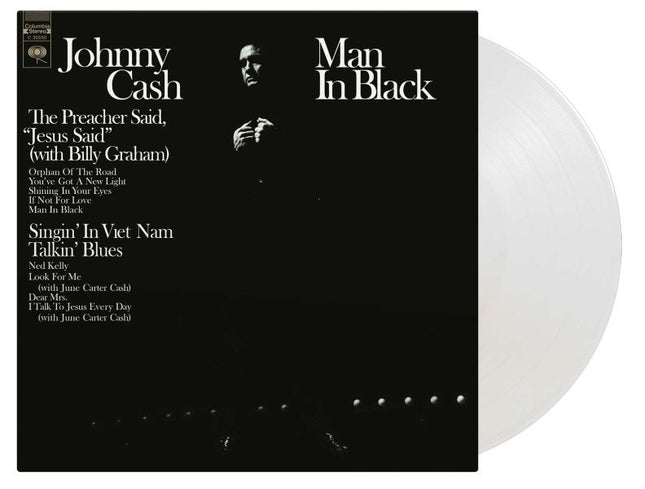 Johnny Cash - Man In Black (LP) (Chrystal clear vinyl)