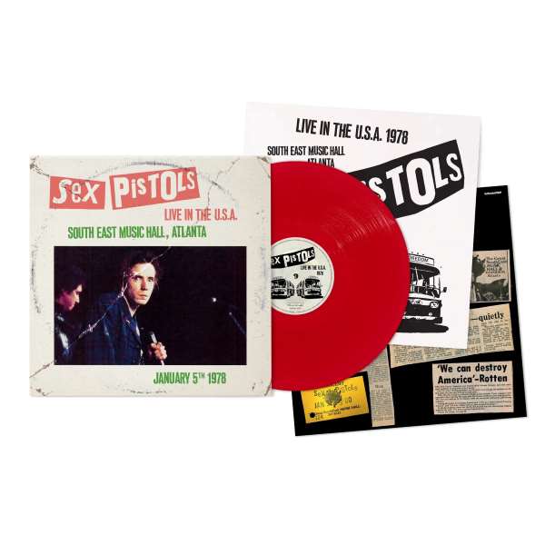 Sex Pistols - Live In The Usa 1978  Atlanta (LP) (Red vinyl)