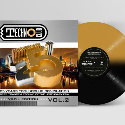 V/A - 25 Years Technoclub Compilation Vol. 2 (2LP) (Gold & black vinyl)