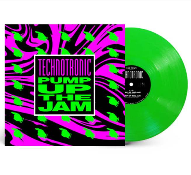 Technotronic - Pump Up The Jam (12 inch) (Neon green vinyl)
