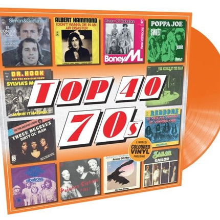 V/A - Top 40  70s (LP) (Orange vinyl)
