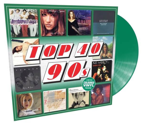 V/A - Top 40 90s  (LP) (Green vinyl)