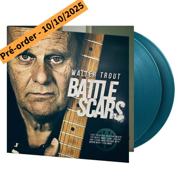 Walter Trout - Battle Scars (2LP) (Aquamarine vinyl)