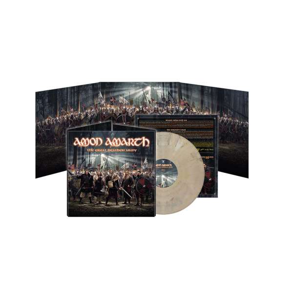 Amon Amarth - The Great Heathen Army (LP) (Off white marbled vinyl)