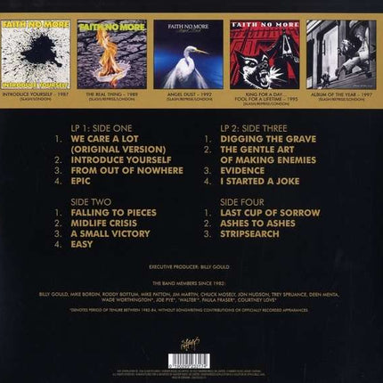 Faith No More - Who Cares A Lot (new, 2LP, gold vinyl)