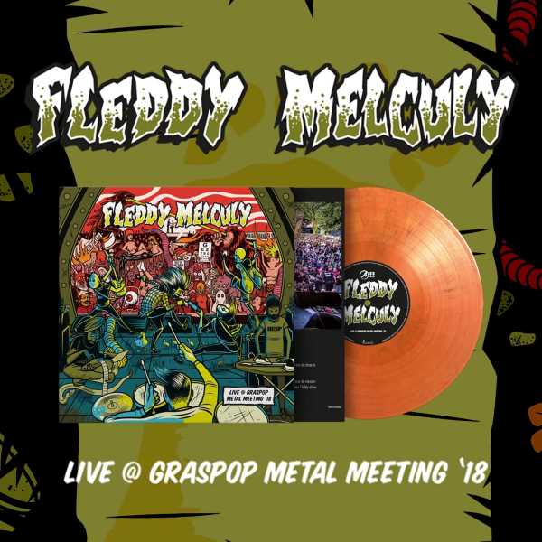 Fleddy Melculy - Live @ Graspop Metal Meeting 18 (LP) (Voodoo orange vinyl)